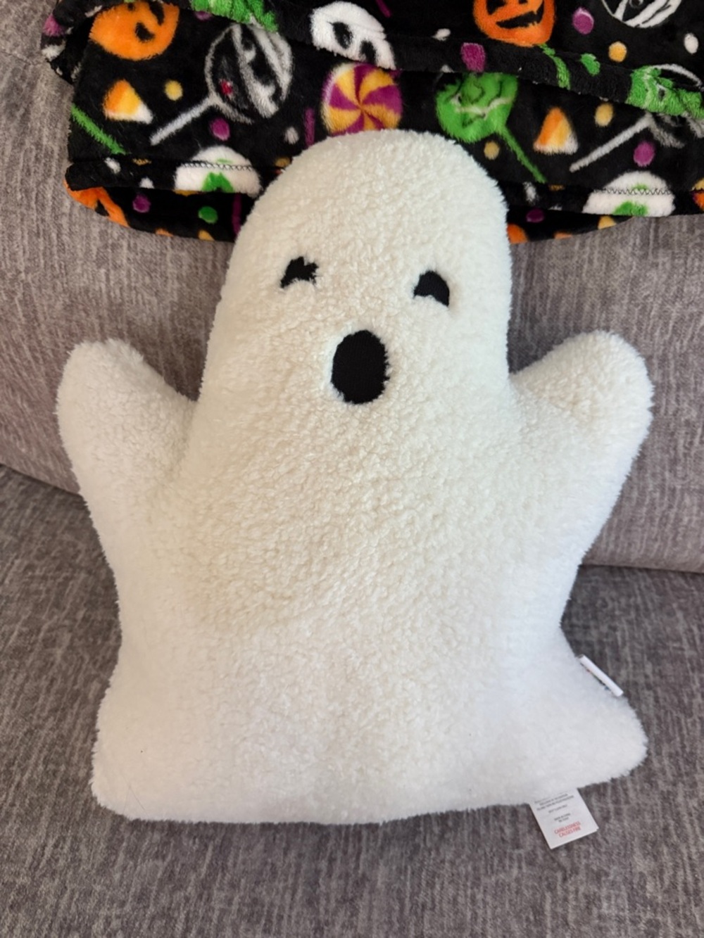 Large Plush White Ghost Pillow by Novogratz Halloween Decor Decorations